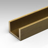 Architectural Bronze C38500 M30 (as hot extruded) Extruded Channel 0.7500 X 0.7500 X 0.12500 " Architectural Bronze C38500 M30 (as hot extruded) Extruded Channel 0.7500 X 0.7500 X 0.12500 "
